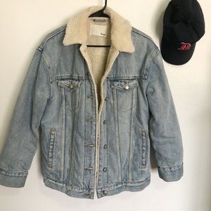 Artizia Fur jean jacket